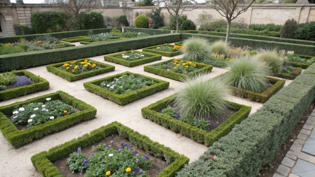 Geometric planting patterns