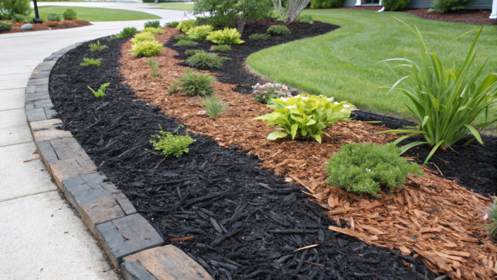 Easy maintenance with mulch