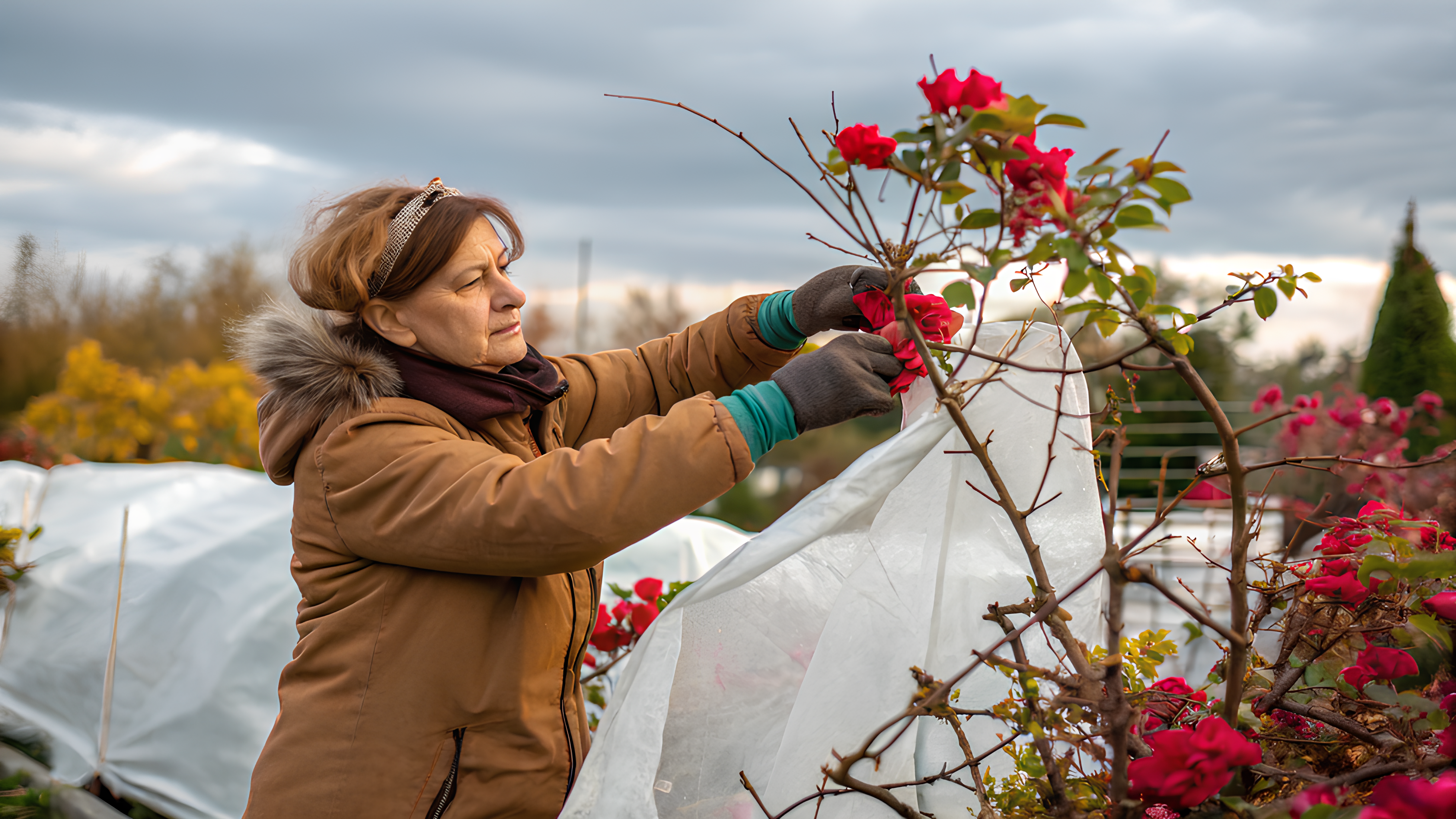 Preparing the bougainvillea for winter