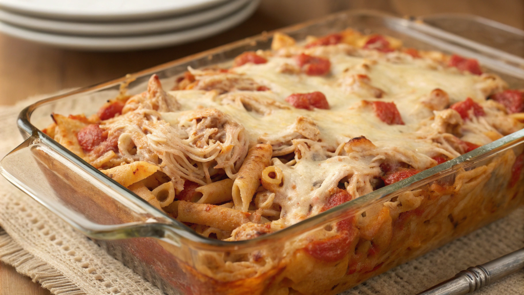 Pasta and turkey casserole