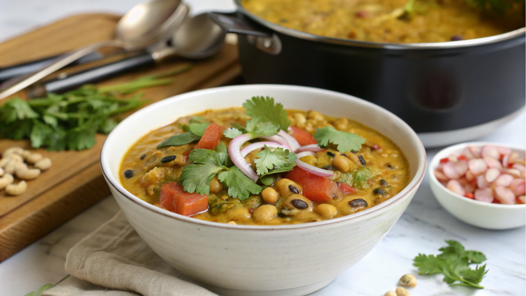 Black Eyed Pea Curry with Coconut Milk