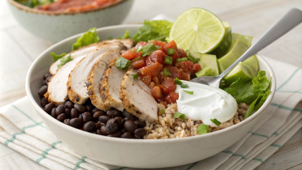 Turkey taco bowls