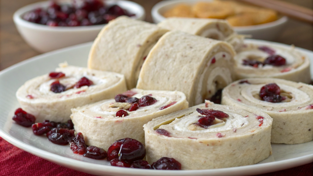 Turkey and cranberry rolls