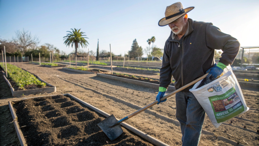 Planning for a winter vegetable garden in California