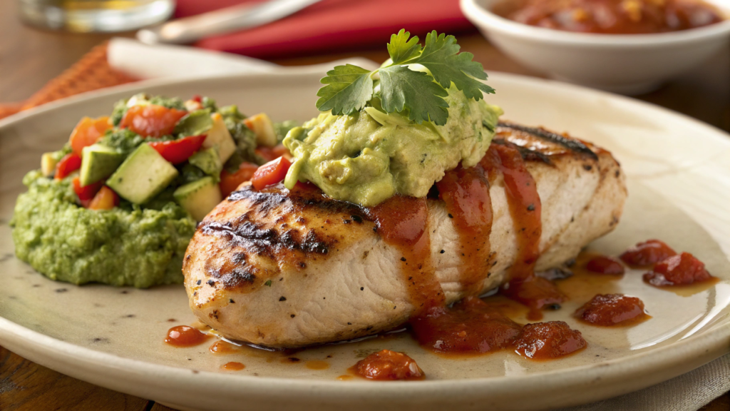 Avocado-Stuffed Chicken with Sriracha Honey Glaze for Summer Dinner