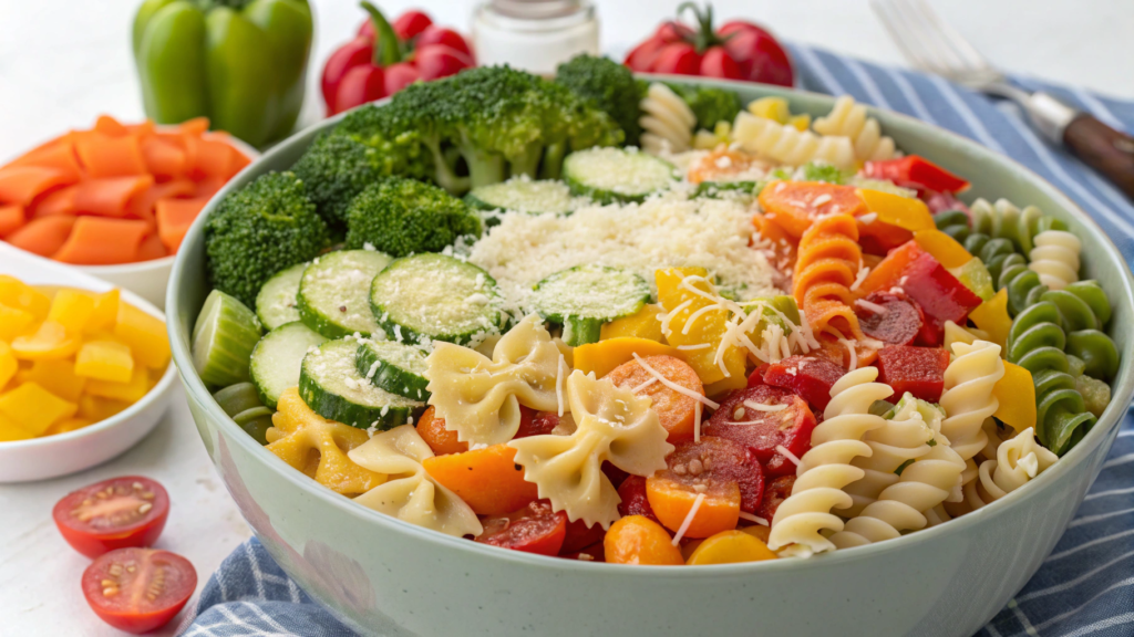 Rainbow Pasta Salad