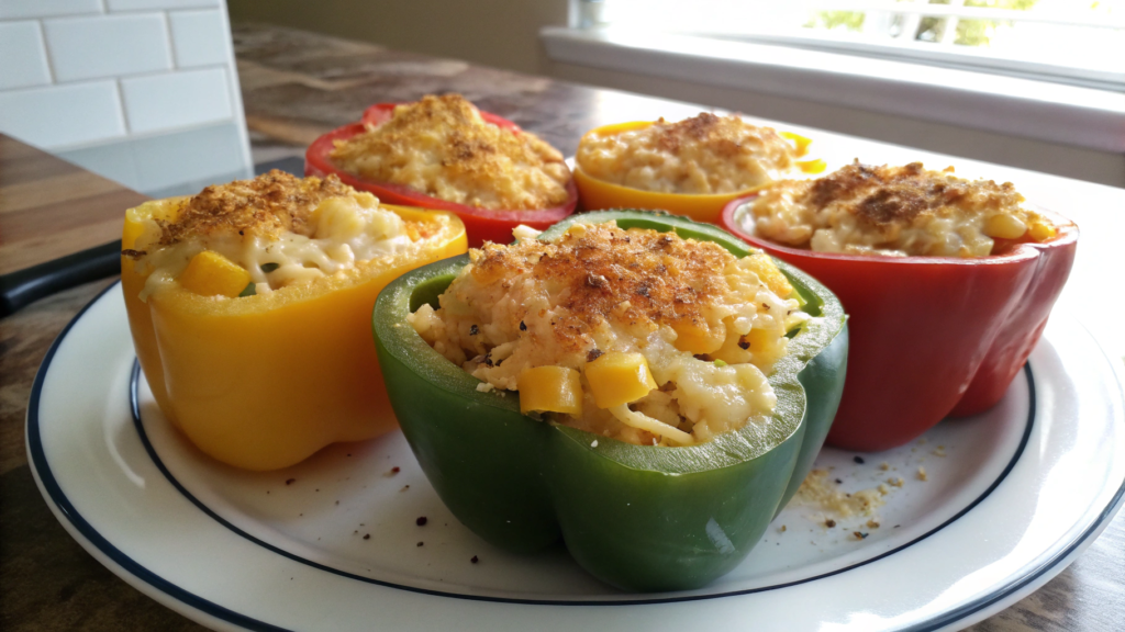 Mac ‘n Cheese-Stuffed Bell Peppers