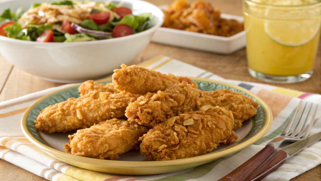 Crunchy Cornflake Chicken Fingers