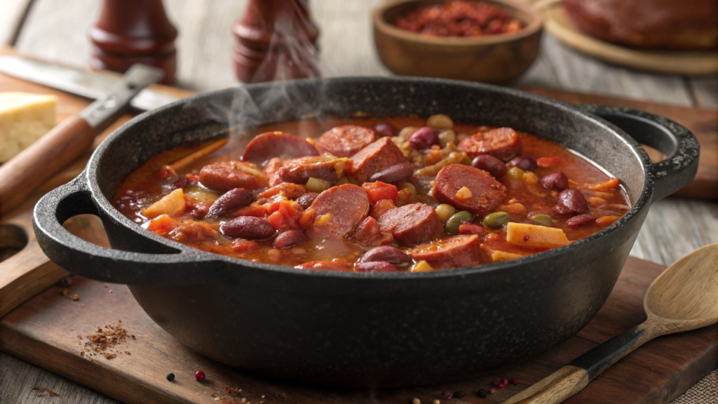 Spicy Kielbasa and Bean Stew