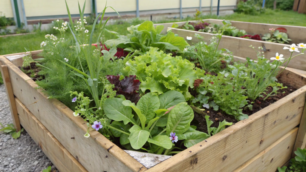 The 3-Square-Foot Salad Garden