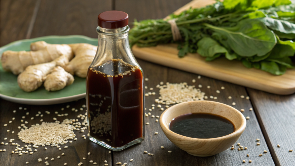 Sesame soy ginger dressing