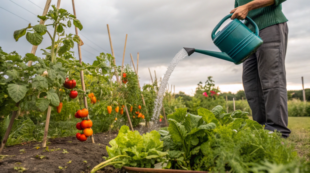 Watering Fall Veggies Right