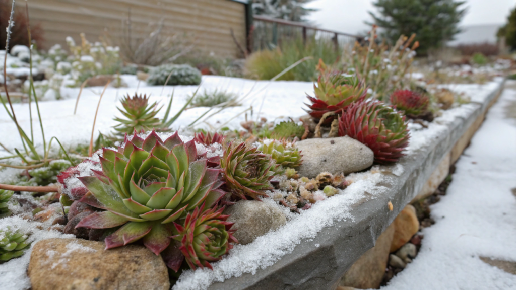 Cold hardiness of hens and chicks