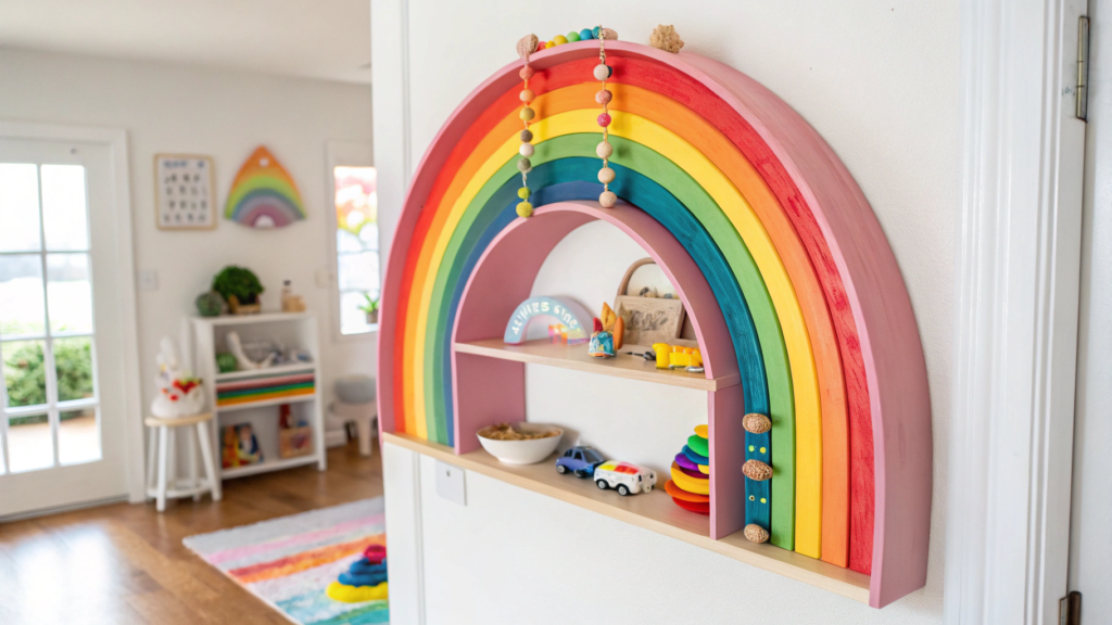 Rainbow Wall Shelf