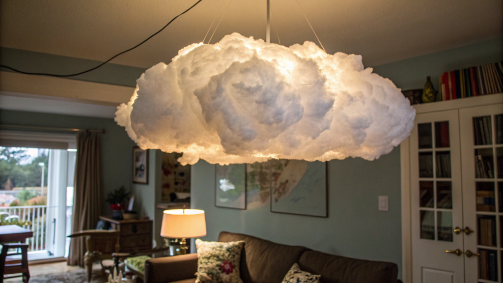 Floating Cloud Light DIY