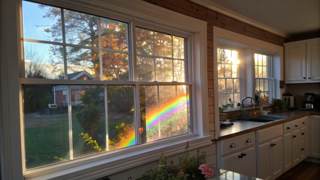 DIY Rainbow Window Film for a Whimsical Glow