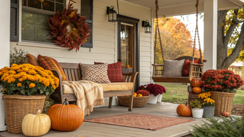 Fall Color Palettes for Porch Decor