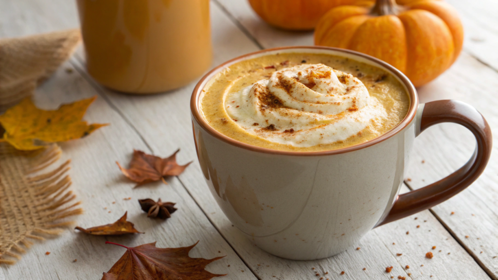 Icelandic Skyr Pumpkin Latte (Warm & Protein-Packed)