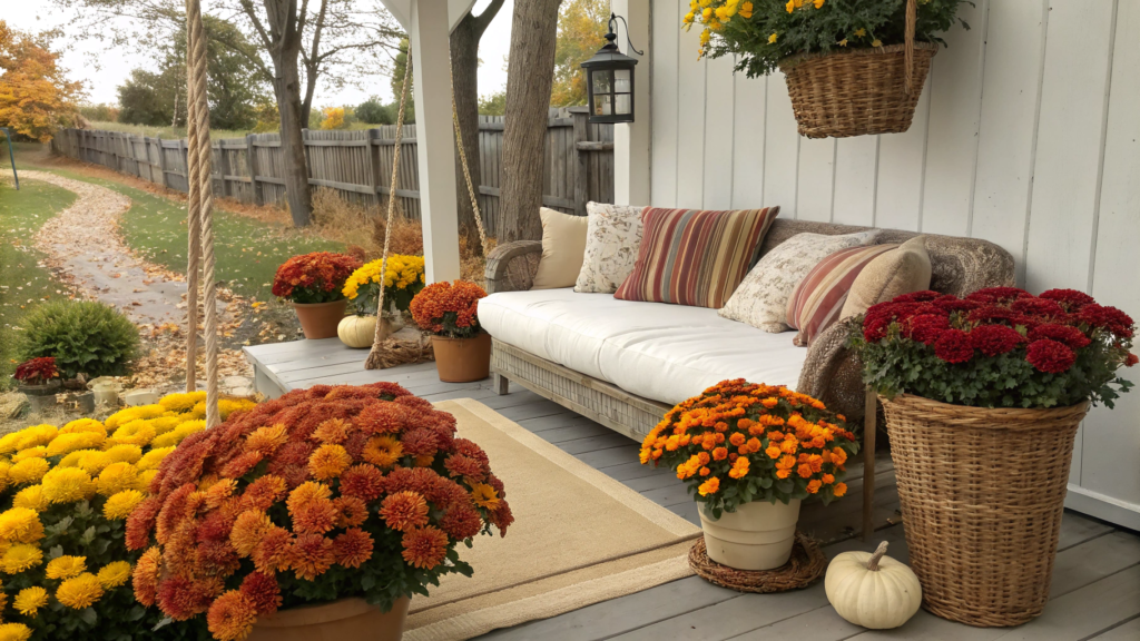 Choosing Color Schemes that Blend with Mums