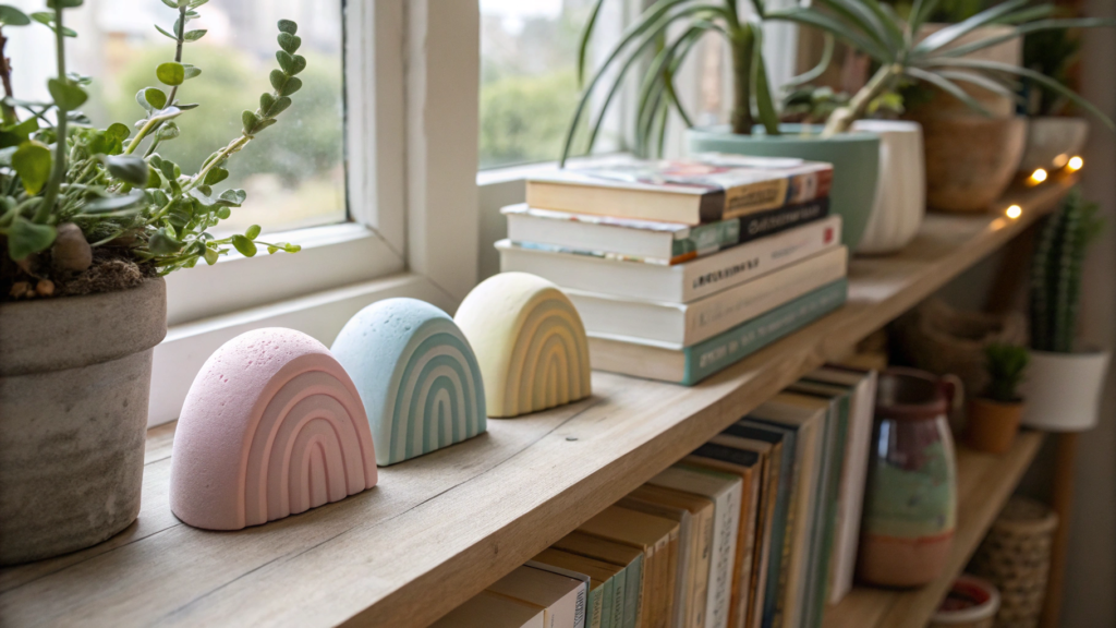 Pastel Clay Sculptures