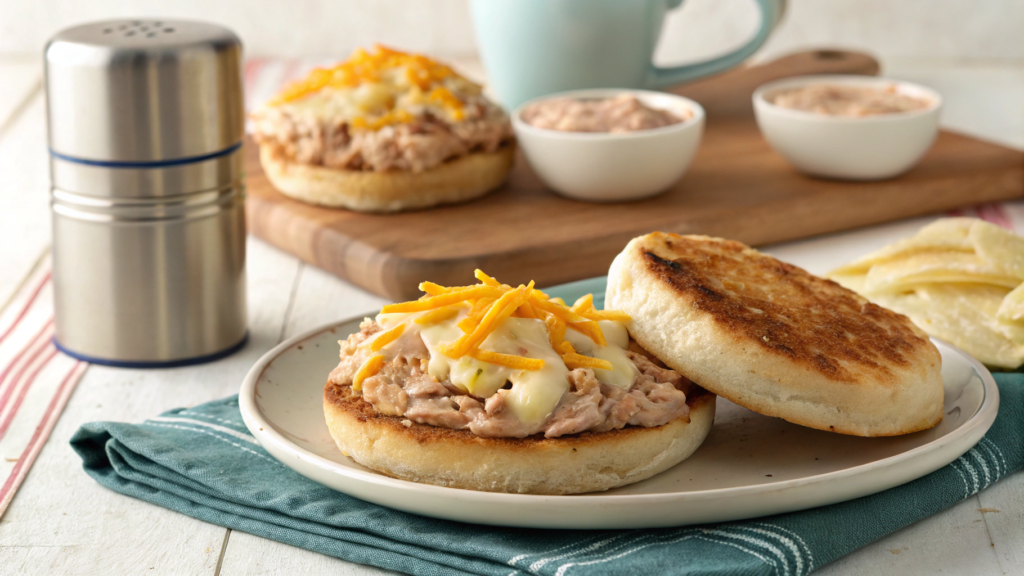 Tuna Melt English Muffins