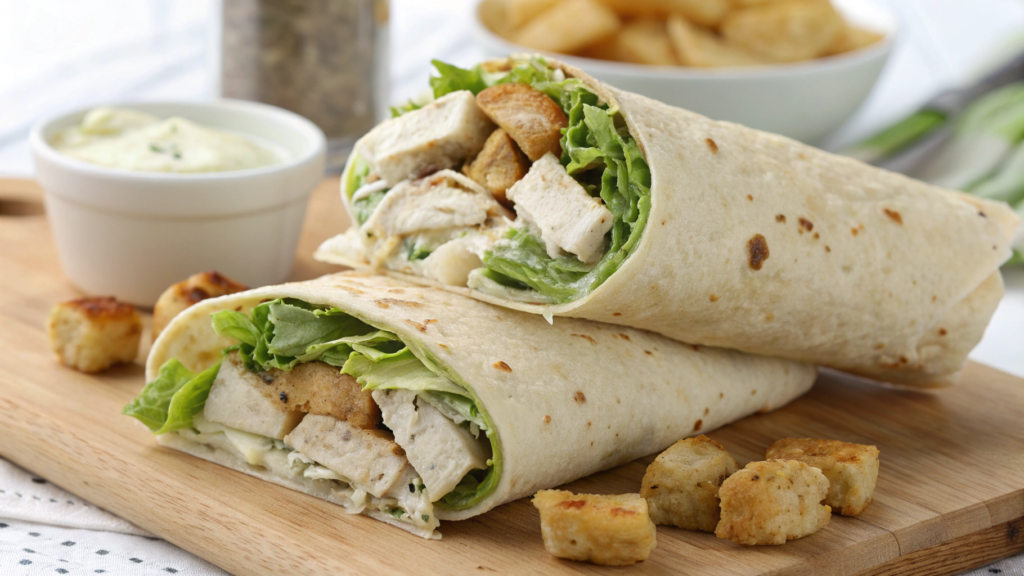 Chicken Caesar Wraps