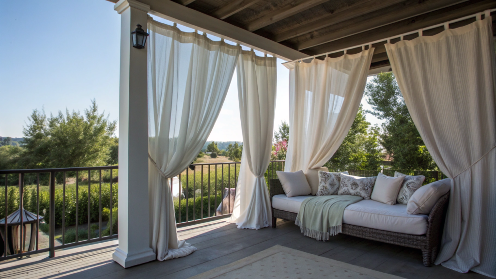 Adding Canopy Curtains for Privacy and Style