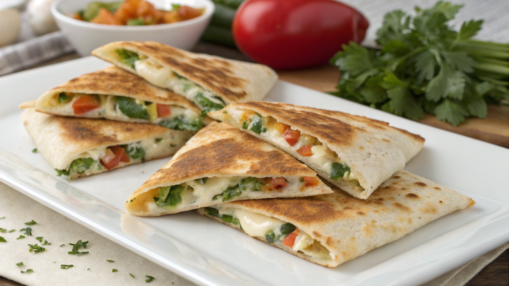 Caesar Quesadilla Pockets with Hidden Veggies