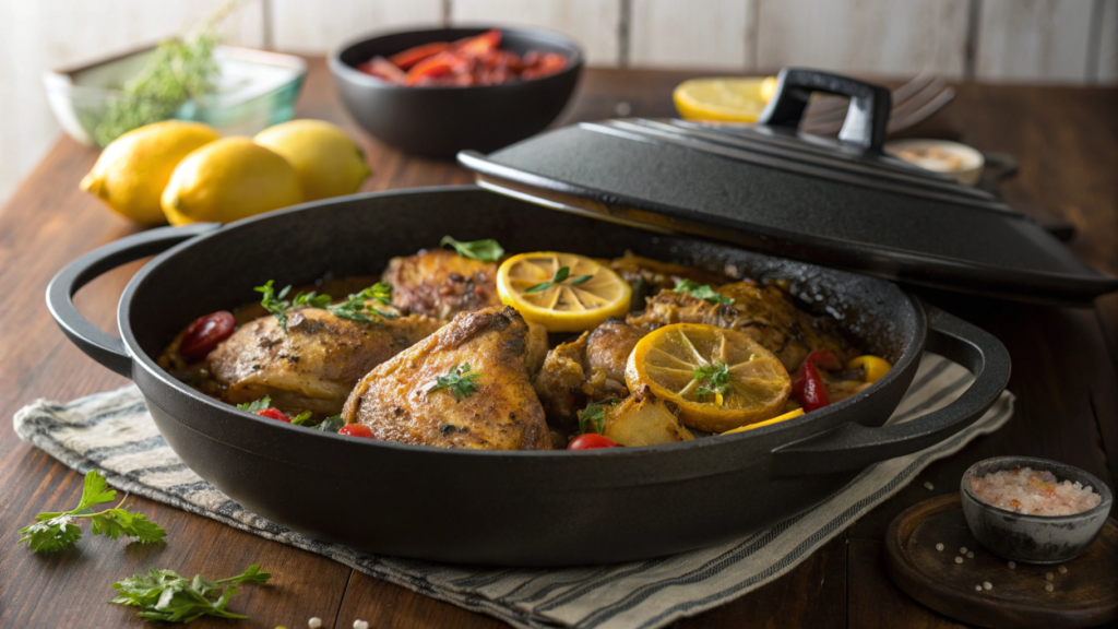 Moroccan Chicken with Preserved Lemons