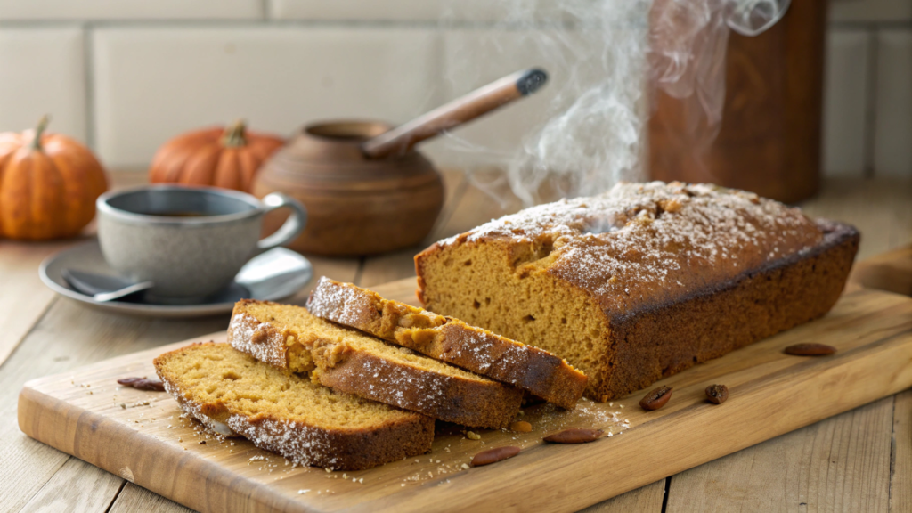Chai Tea Infused Pumpkin Loaf