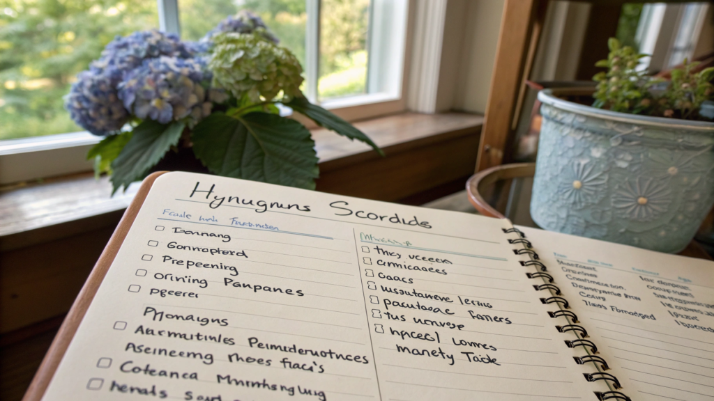 Year-Round Hydrangea Care Schedule