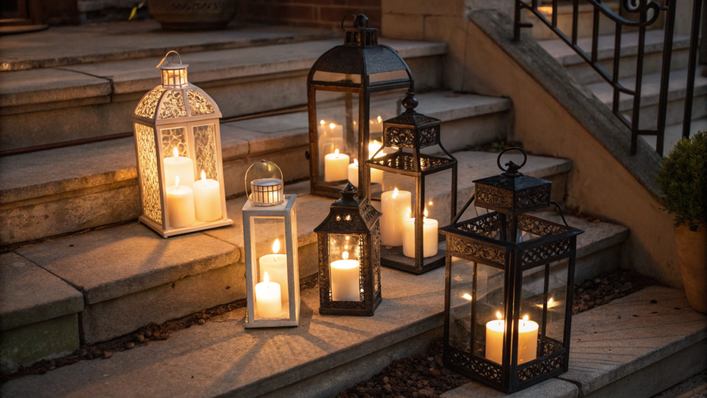 Candlelit Lantern Cluster