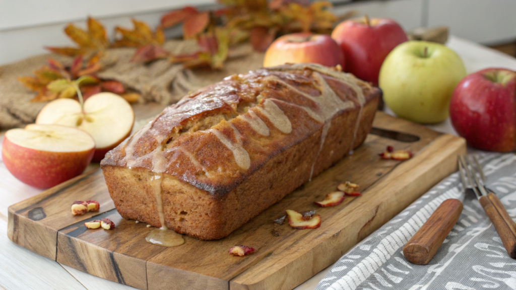 New Apple Cider Glazed Loaf