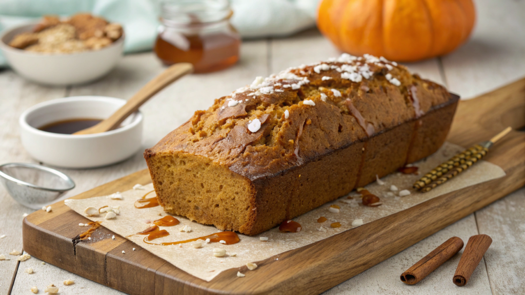Vegan Coconut Maple Pumpkin Bread