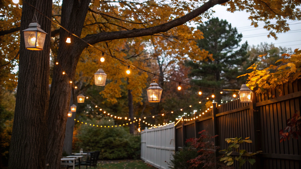 String Light and Lantern Combo