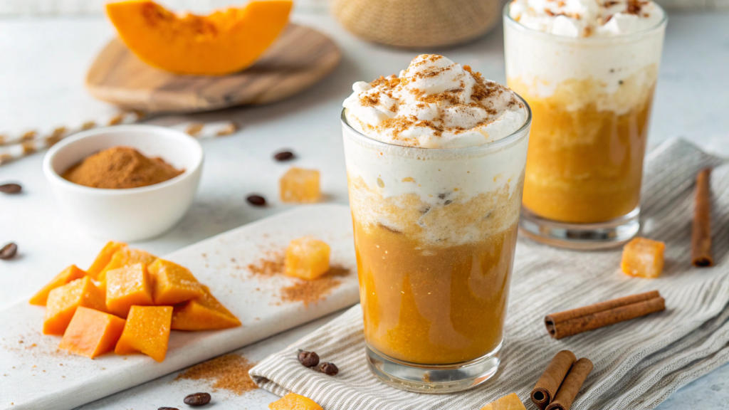 Healthy Cold Foam Pumpkin Iced Brew