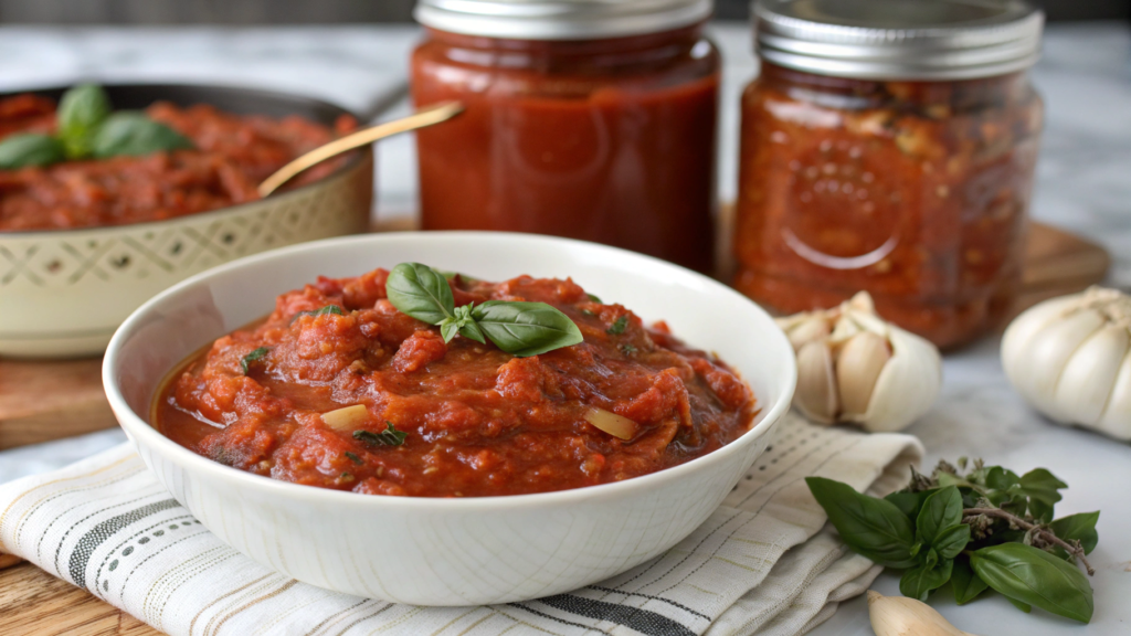 Pasta Sauce with Roasted Tomatoes