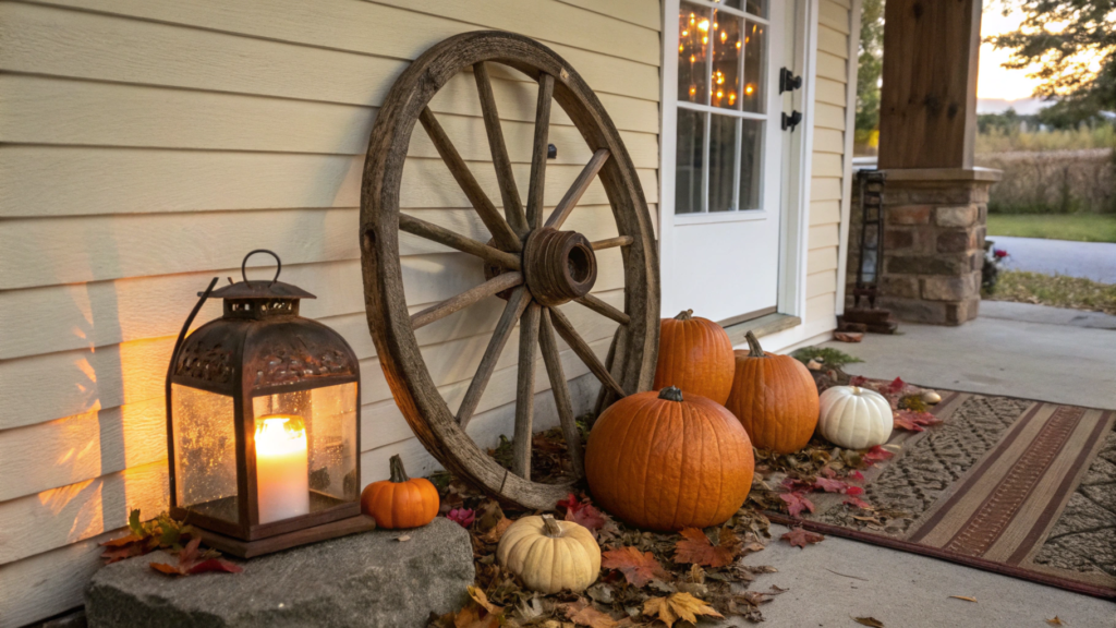 Rustic Wagon Wheel Decor
