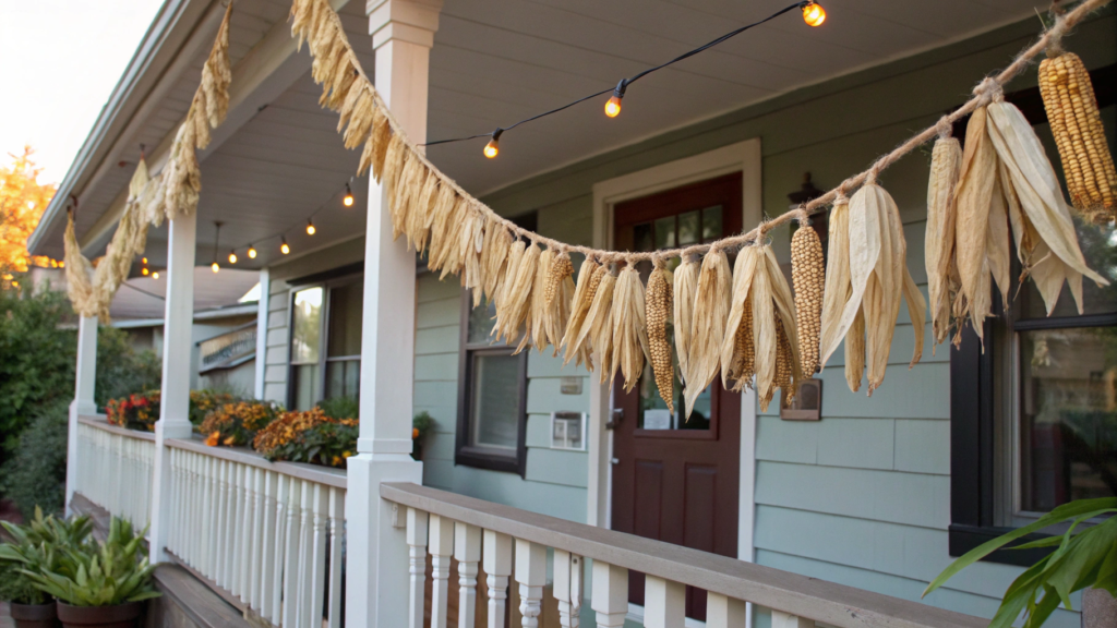DIY Corn Husk Bunting