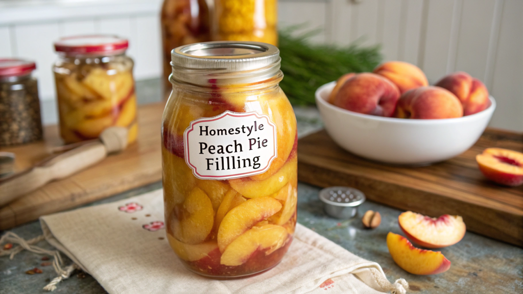 Homestyle Peach Pie Filling