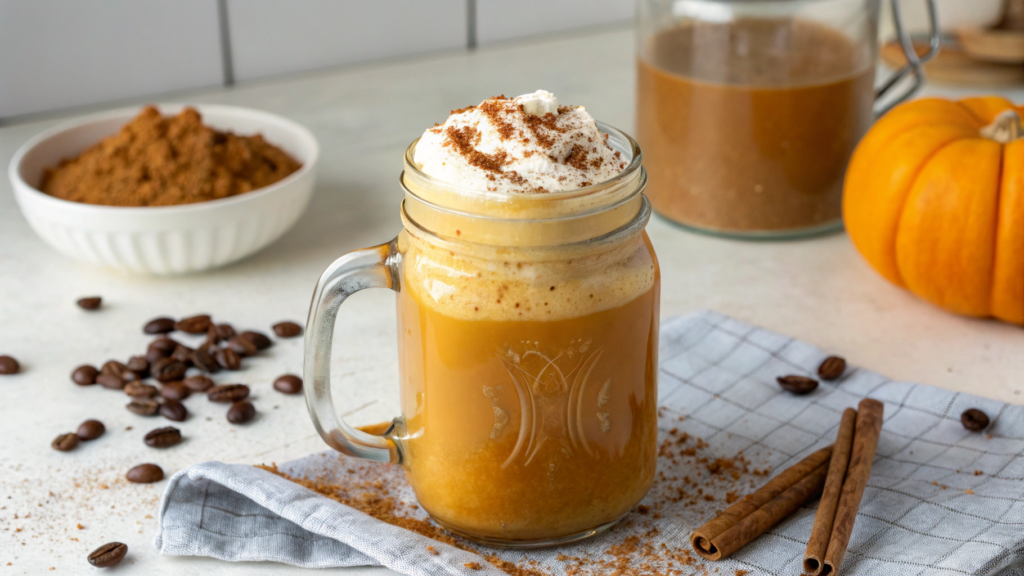 Shaken Pumpkin Protein Espresso