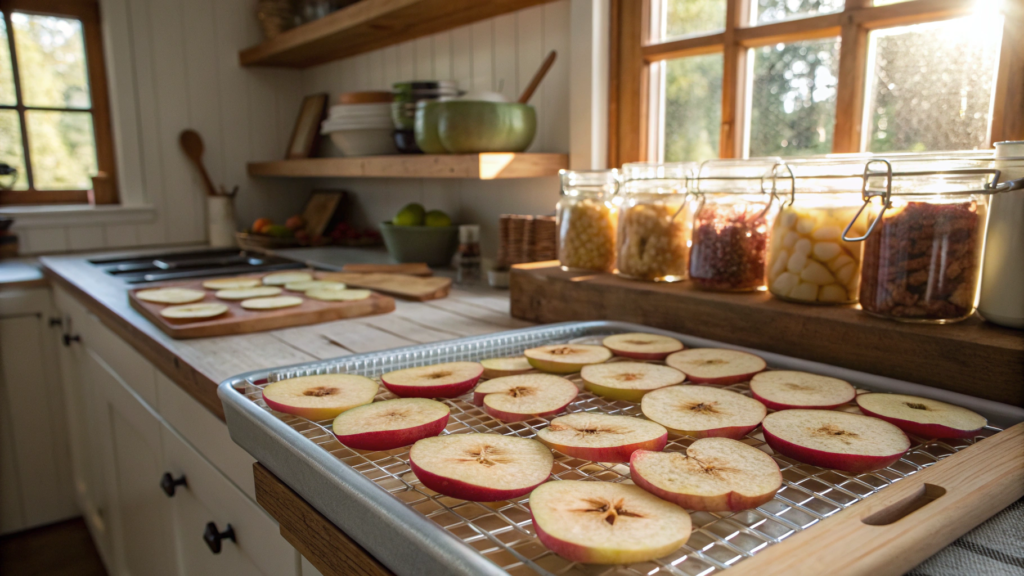 Apple Dehydrating