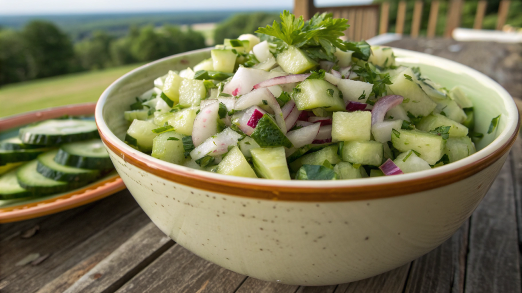 Cucumber and Onion Relish