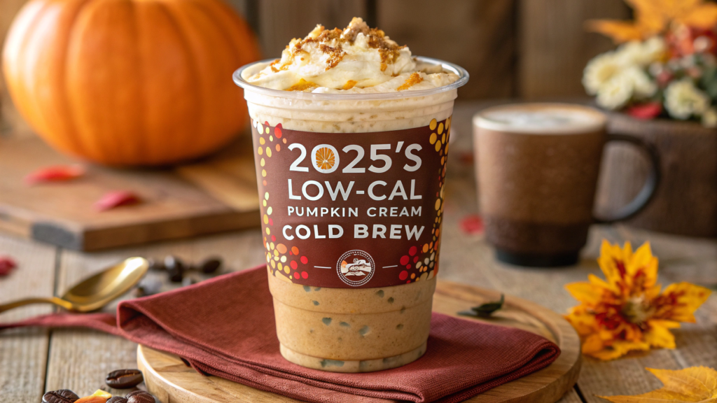 Low-Cal Pumpkin Cream Cold Brew Copycat