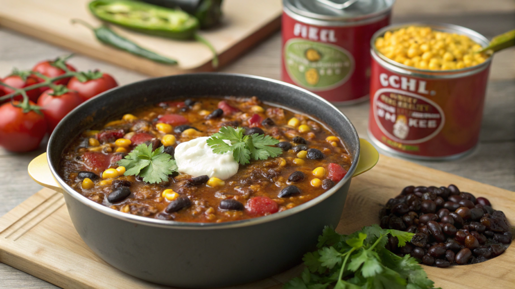 Black Bean and Corn Chili