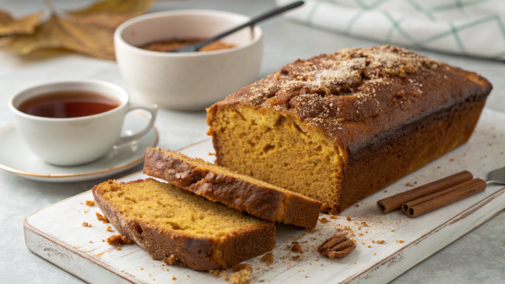 Refined-Sugar-Free Spiced Pumpkin Loaf
