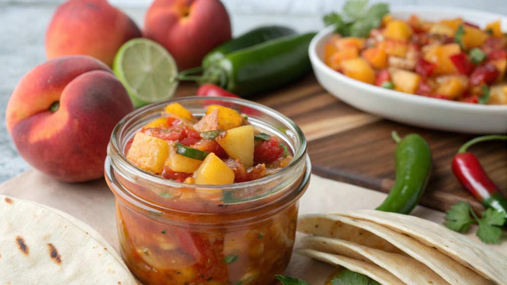 Spicy Peach Salsa