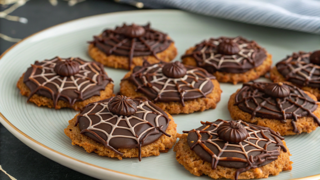 Chocolate Spider Nest Cookies