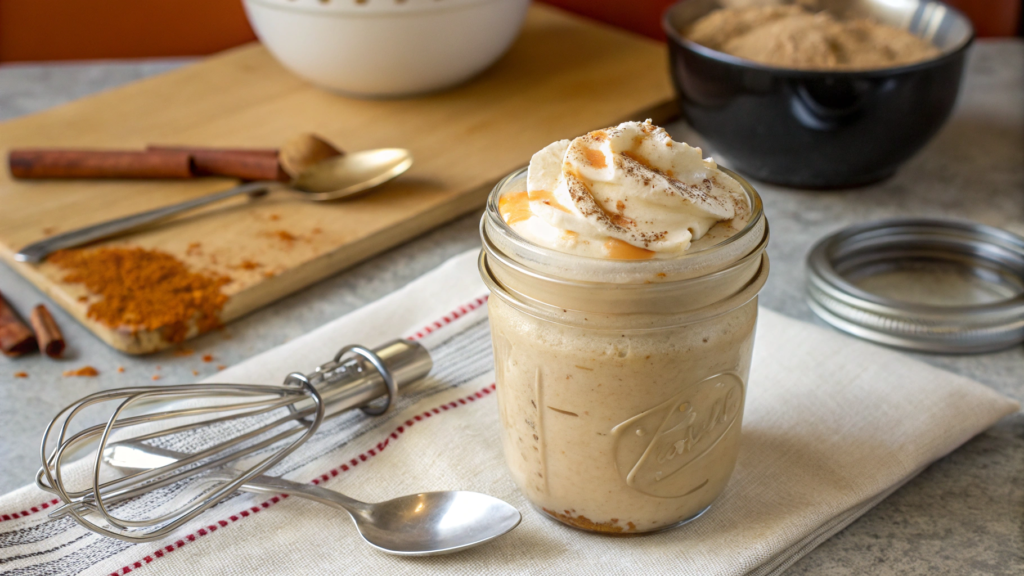 Pumpkin Spice Sweet Cream with Frother or Mason Jar