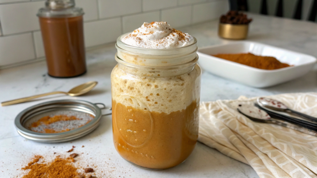 Frother-Free Pumpkin Cold Foam (Shake & Pour)